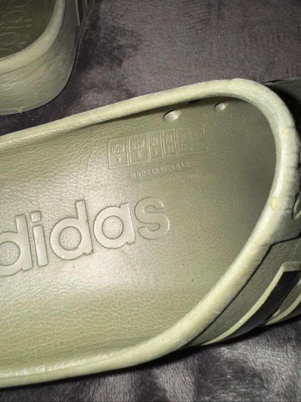 NWOT Adidas Adillette Clog size 5